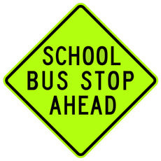 S3-1A School Bus Stop Ahead (TXT)