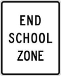 S5-2 End School Zone Sign