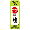 R1-6c Stop In-Street School Crossing